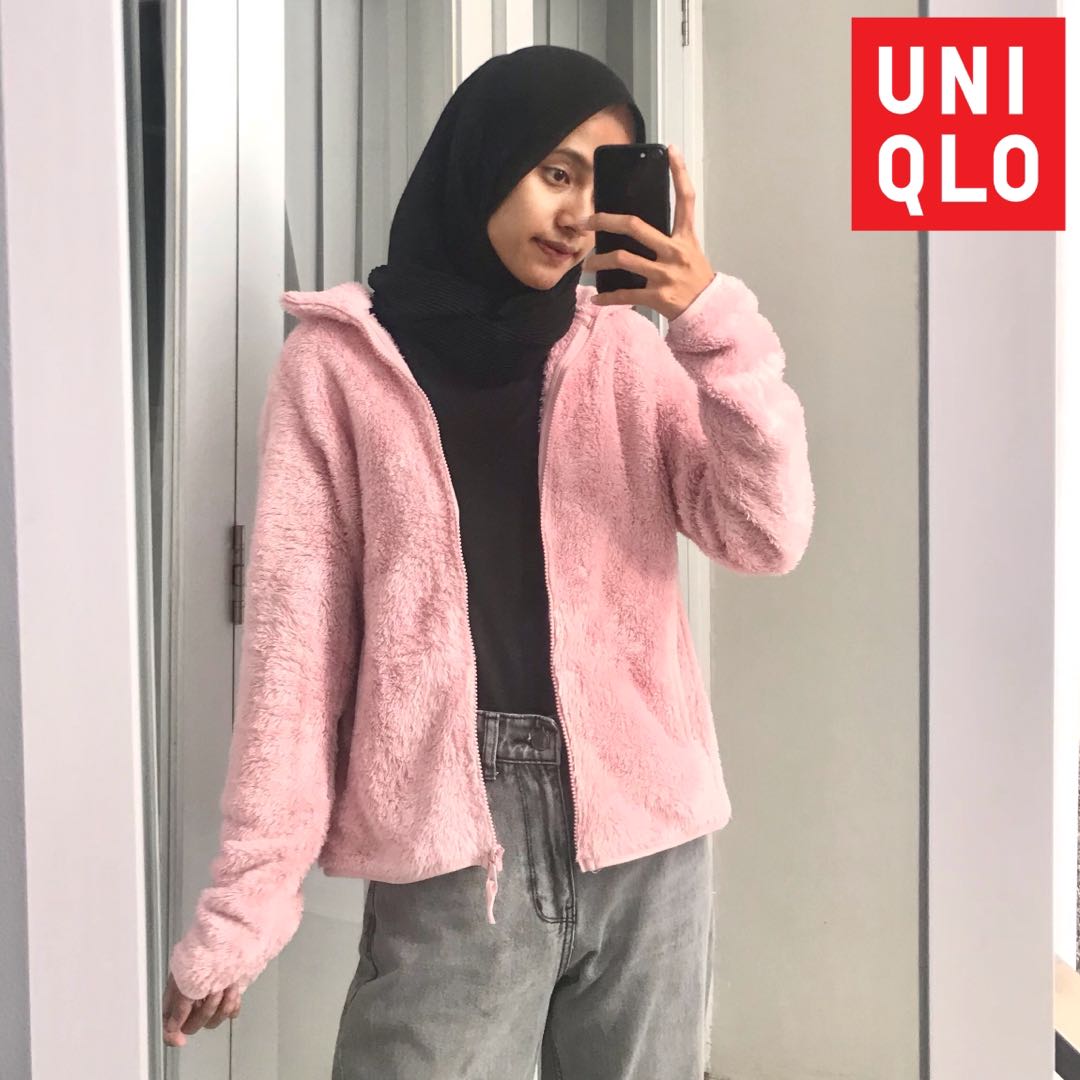 Jaket cheap bulu uniqlo