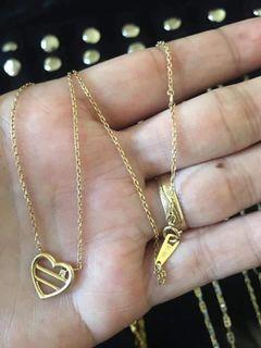 K18 Japan Gold necklace with diamond
