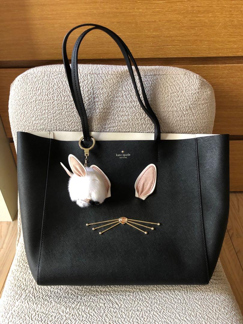 Kate spade hotsell black cat tote