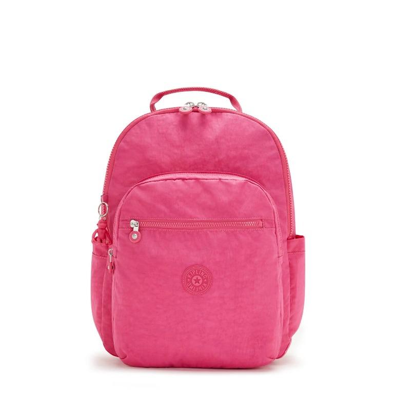 Kipling Seoul Large 15" Laptop Backpack - Monster Pink (Category: Backpacks) located in San Juan City. Submitted by princessshyph (Listing ID 1160344310, Image 2). Description: Our best-selling backpack that highlights all of the iconic features and benefits Kipling is known for. The Seoul backpack is equipped with padded shoulder straps, a durable exterior and roomy interior. Easily fits all of life’s essentials, plus it has a built-in protectiv