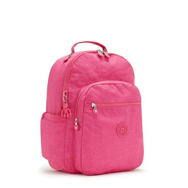 Kipling Seoul Large 15" Laptop Backpack - Monster Pink (Category: Backpacks) located in San Juan City. Submitted by princessshyph (Listing ID 1160344310, Image 3). Description: Our best-selling backpack that highlights all of the iconic features and benefits Kipling is known for. The Seoul backpack is equipped with padded shoulder straps, a durable exterior and roomy interior. Easily fits all of life’s essentials, plus it has a built-in protectiv