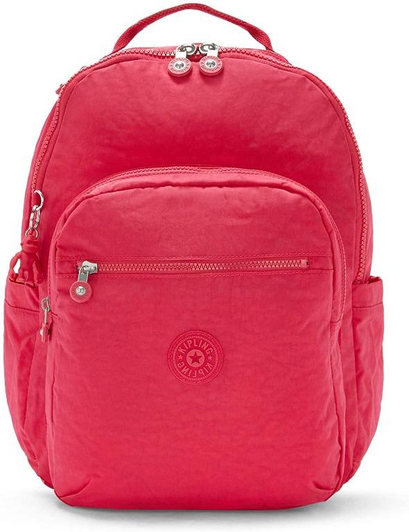 Kipling Seoul Large 15" Laptop Backpack - Spicy Pink (Category: Backpacks) located in San Juan City. Submitted by princessshyph (Listing ID 1160346449, Image 2). Description: Our best-selling backpack that highlights all of the iconic features and benefits Kipling is known for. The Seoul backpack is equipped with padded shoulder straps, a durable exterior and roomy interior. Easily fits all of life’s essentials, plus it has a built-in protective 