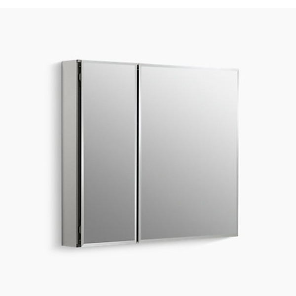 KOHLER Aluminum TwoDoor Medicine with Mirrored Doors