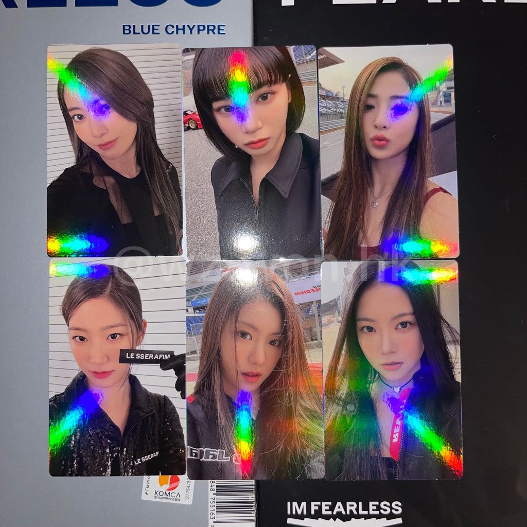 LE SSERAFIM FEARLESS NAVER SHOPPING LIVE 特典卡SET lesserafim