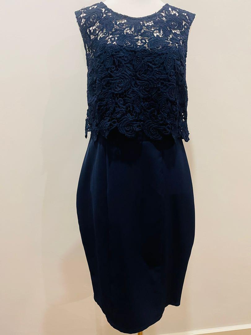 michelle keegan blue lace dress