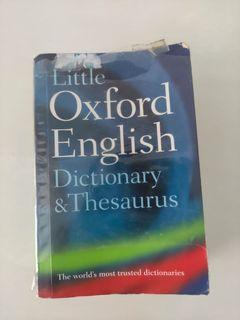 Little Oxford English Dictionary & Thesaurus