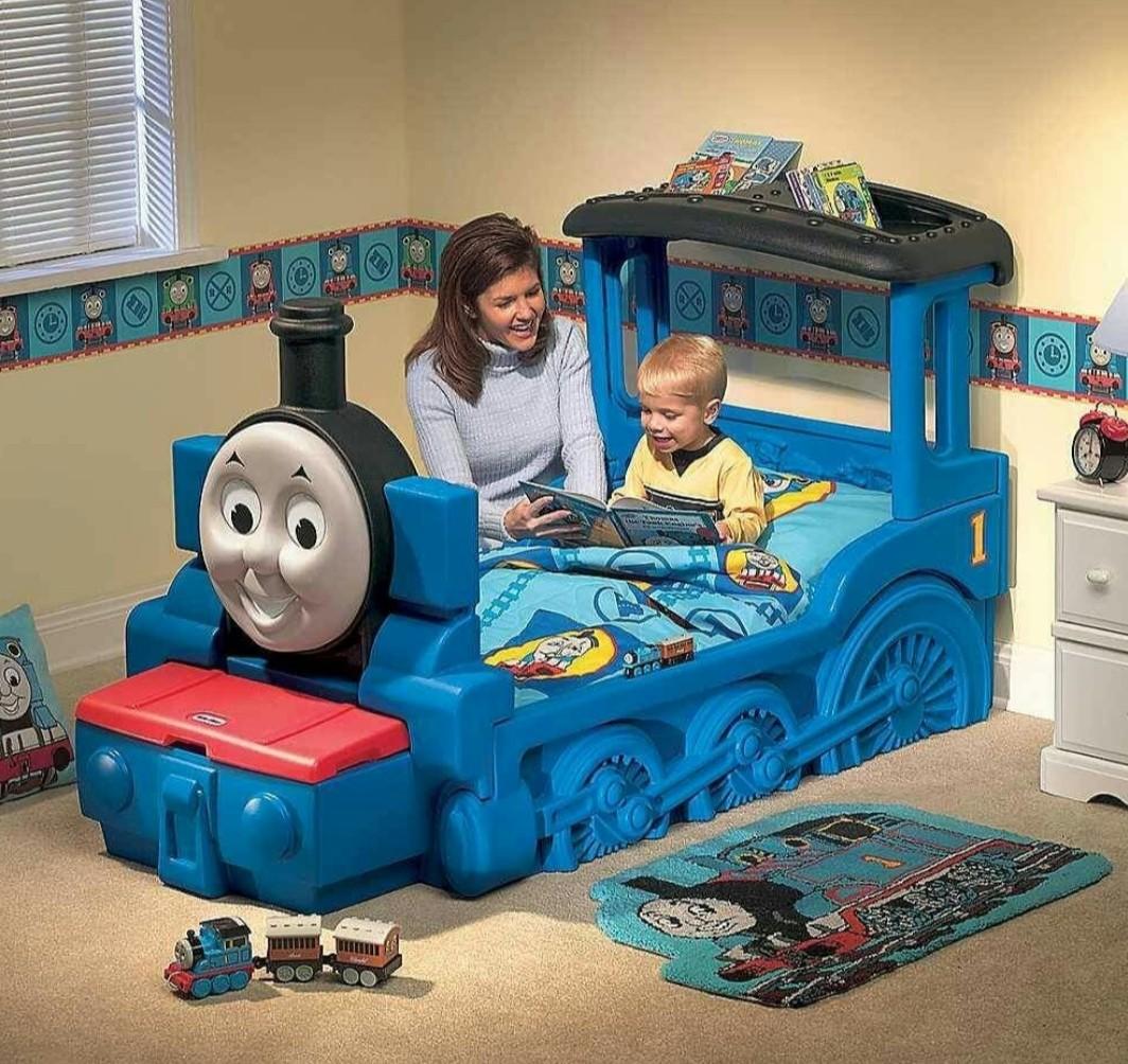 Little tikes thomas clearance bed mattress size