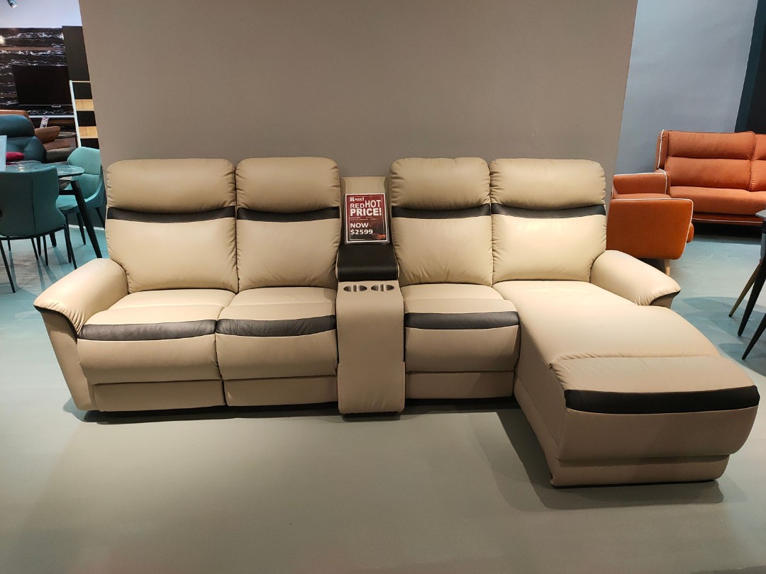 Sofa with sale cup holder