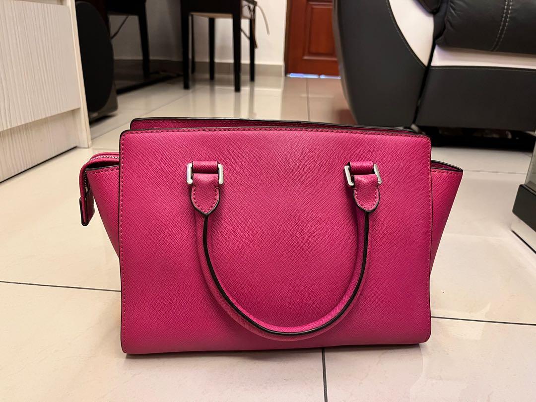 Selma medium saffiano leather satchel new arrivals