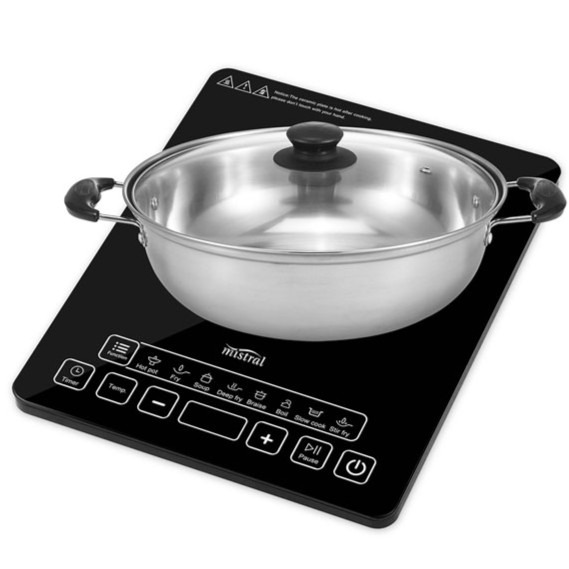Mistral MIC20E Induction Cooker with Free Cooking Pot, Furniture & Home ...