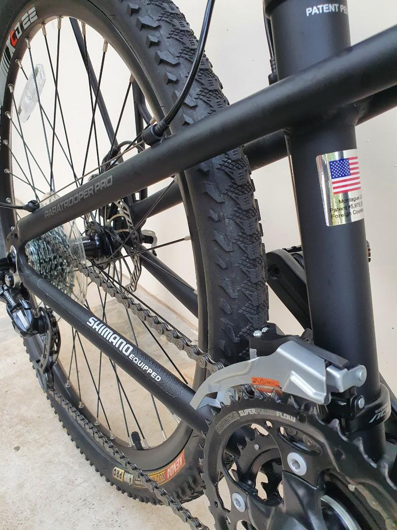 Montague Paratrooper Pro (version 2) Sz M, Folding mountain bike, Like