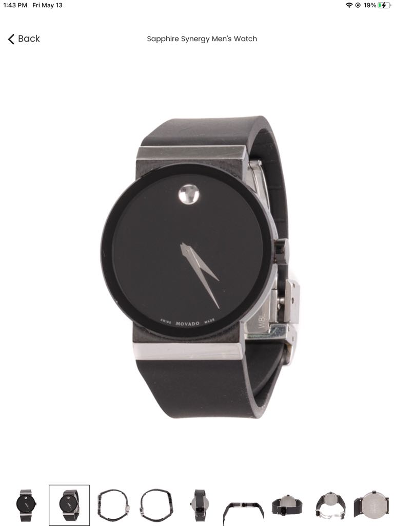 MOVADO Sapphire Synergy Men s Watch Luxury Watches on