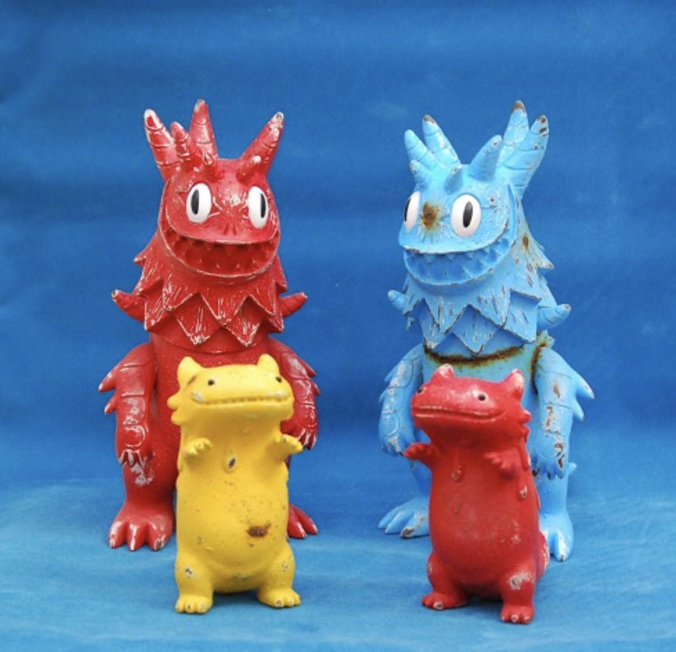 Museum T9G Tim Biskup T x T Rangeas Aristan Series Red and Blue (Subcarism  Tokyo), 興趣及遊戲, 玩具& 遊戲類- Carousell