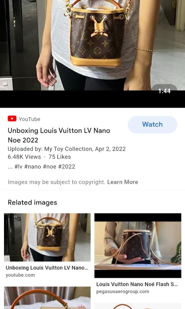Unboxing Louis Vuitton LV Nano Noe 2022 