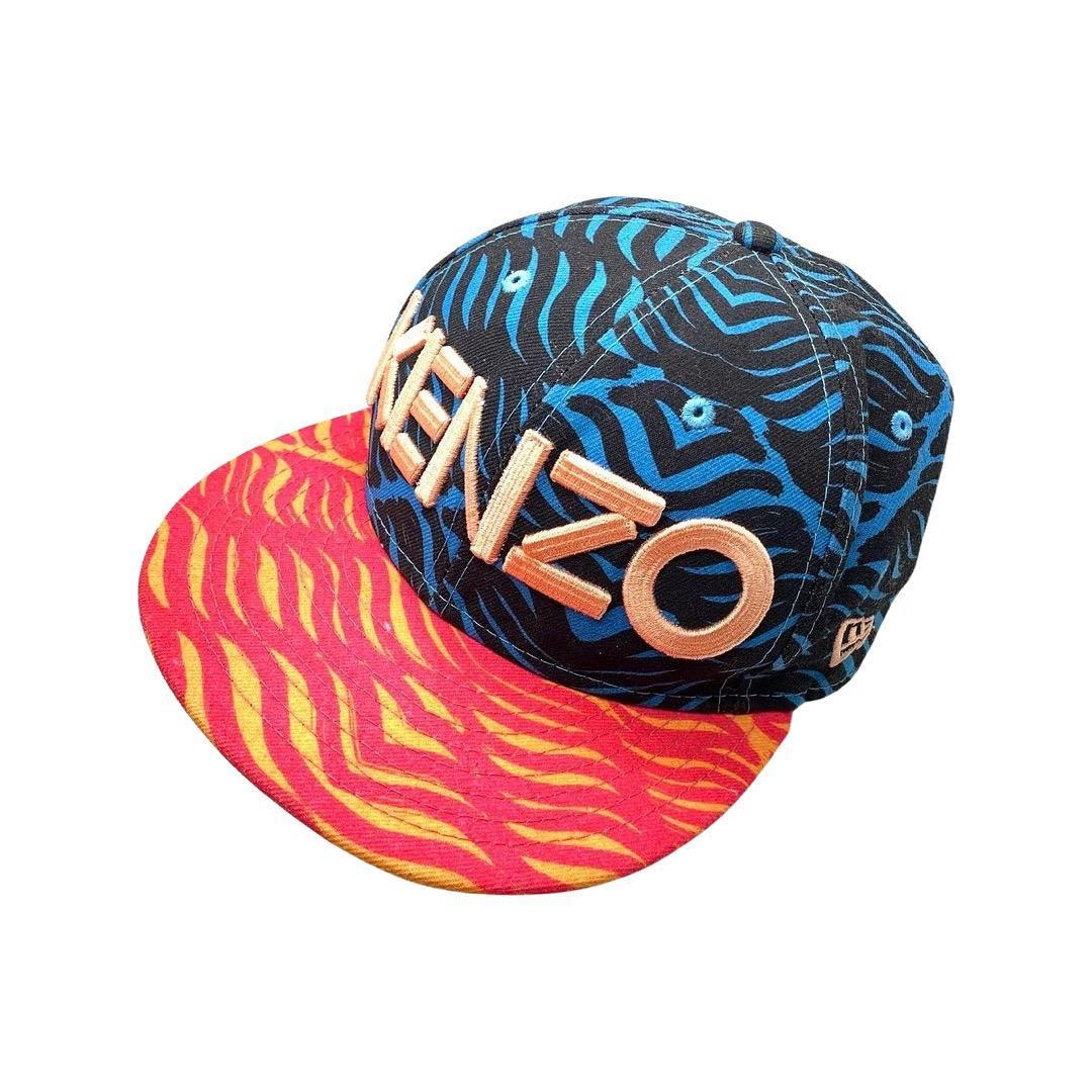 New NBU Kenzo Cap New Era 59Fifty in Blue/Pink size 7 1/8 56.8 cm (cap only)