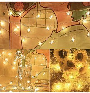 New Star String Lights - 33Ft String Light with Hole-Free Hook