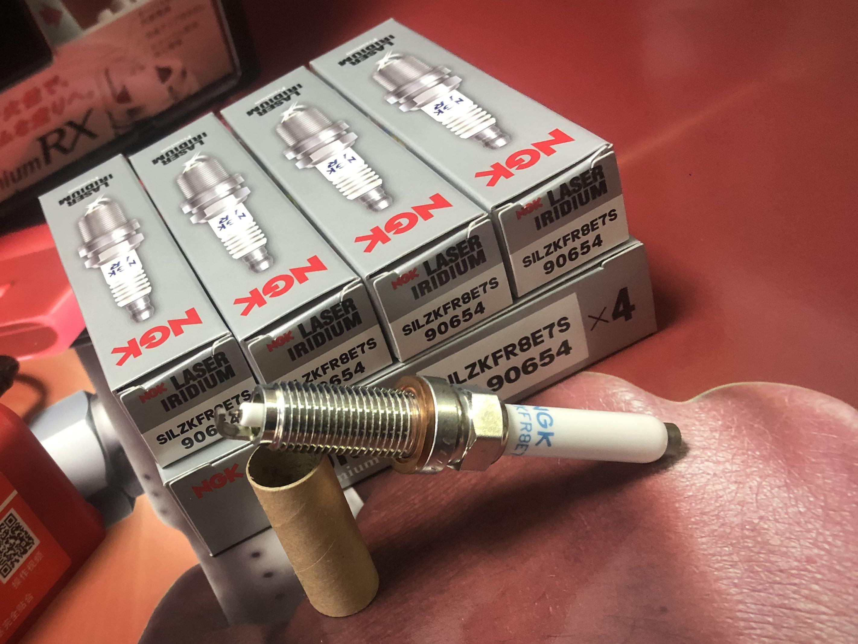 NGK Spark Plugs SILZKFR8E7S 90654 for Mercedes A, CLA, GLA, GLB Class 1 ...