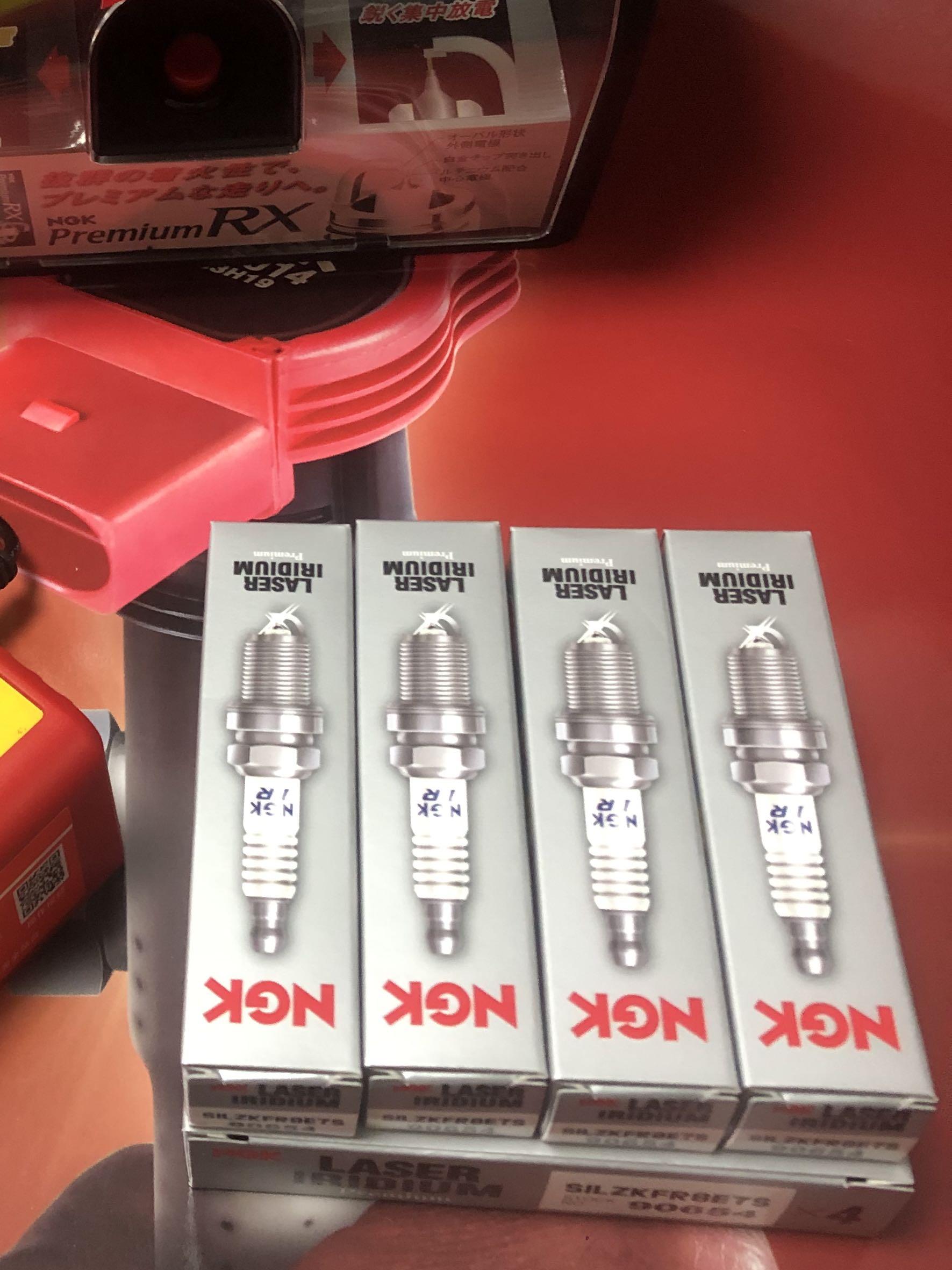 NGK Spark Plugs SILZKFR8E7S 90654 for Mercedes A, CLA, GLA, GLB Class 1 ...