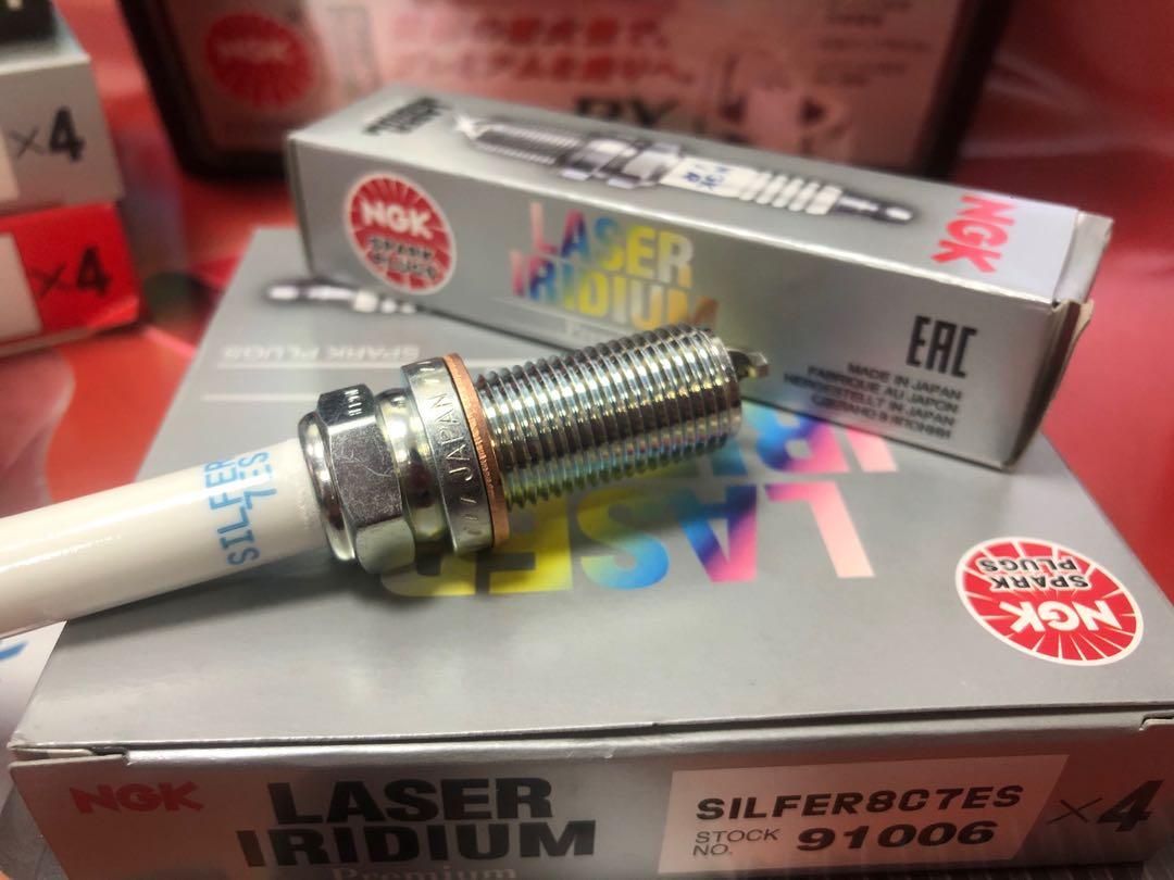 NGK Spark Plugs SILFER8C7ES 91006 for Audi Volkswagen EA888 Gen 3