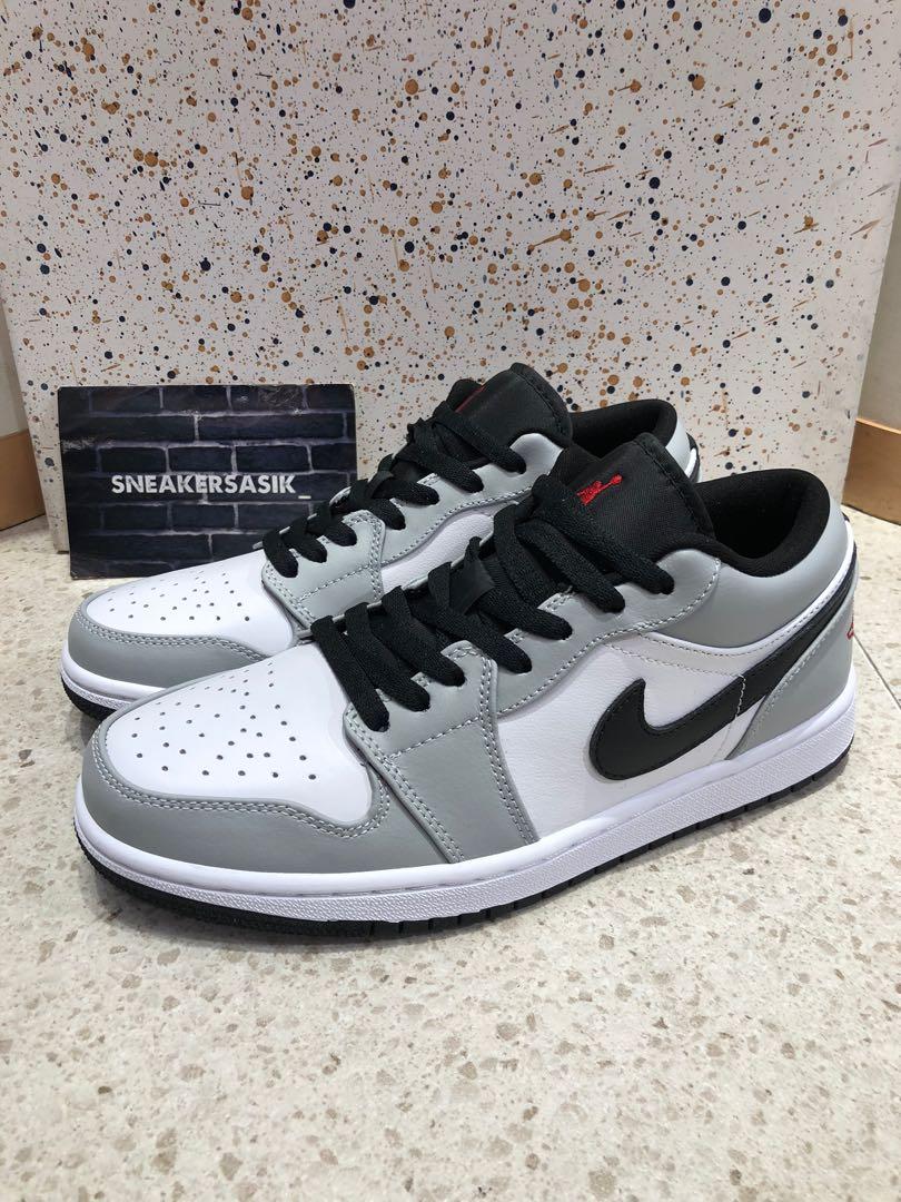 air jordan low top grey