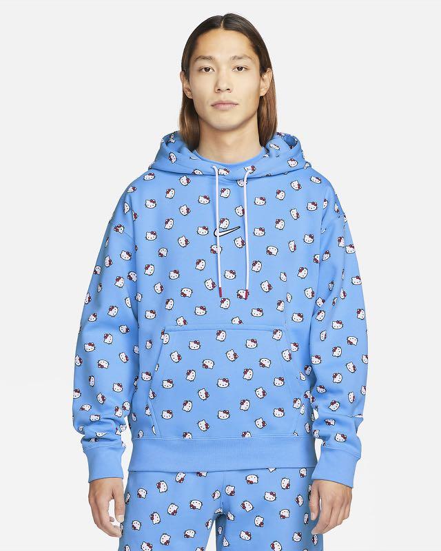 Nike x Hello Kitty Hoodie, Men's Fashion, Tops u0026 Sets, Hoodies on Carousell