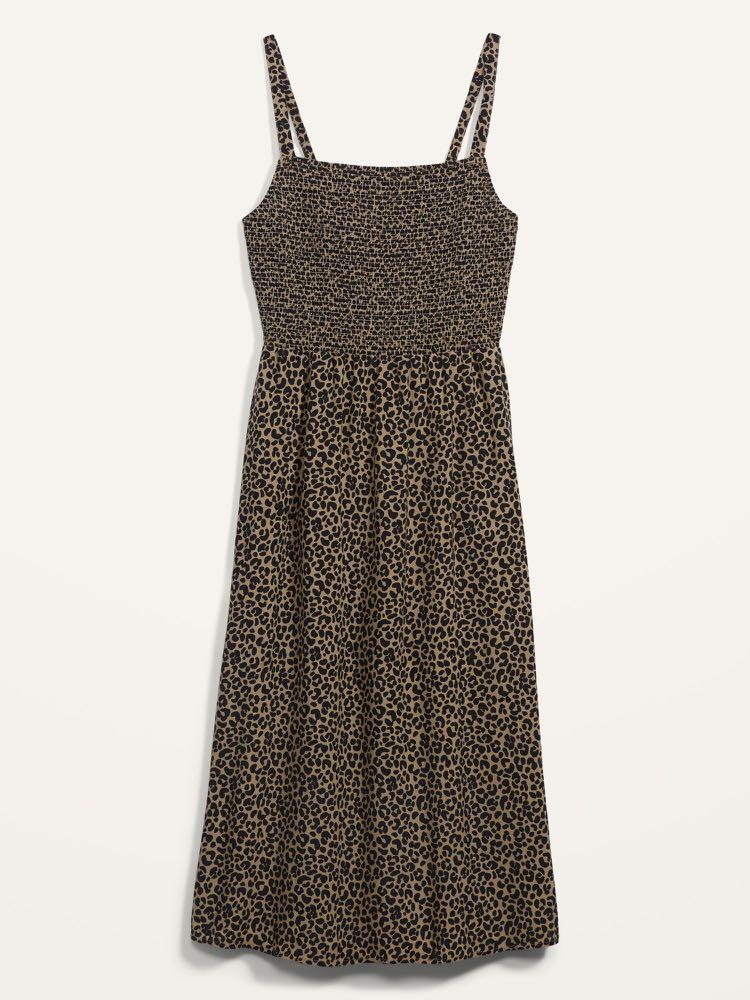 Smocked Fit \u0026 Flare Cami Midi Dress for 