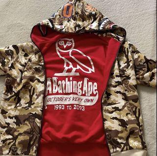 Ovo x bape hoodie