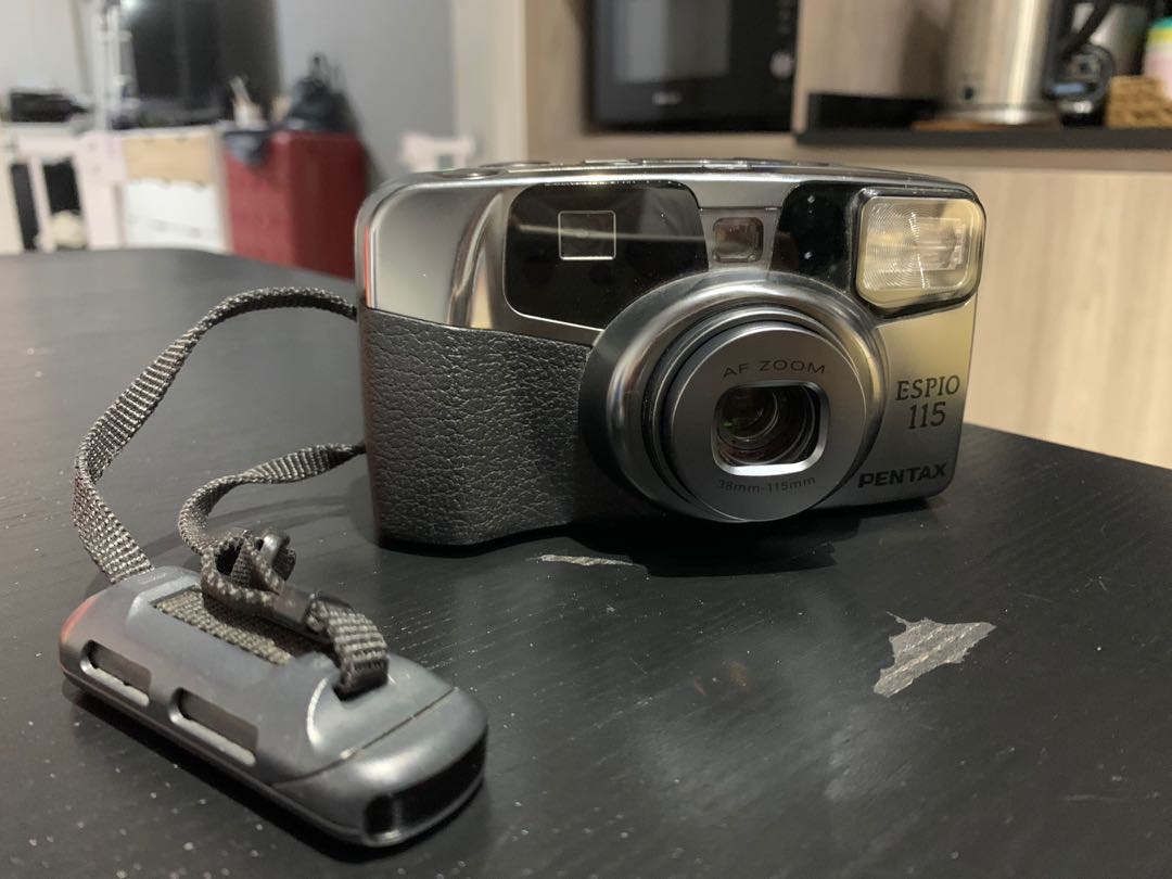Pentax Espio 115 Film Camera, Photography, Cameras on Carousell