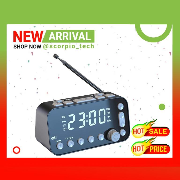 PROHEAR DAB/DAB+/FM Alarm Clock Radio with 2 USB Smartphone Charging