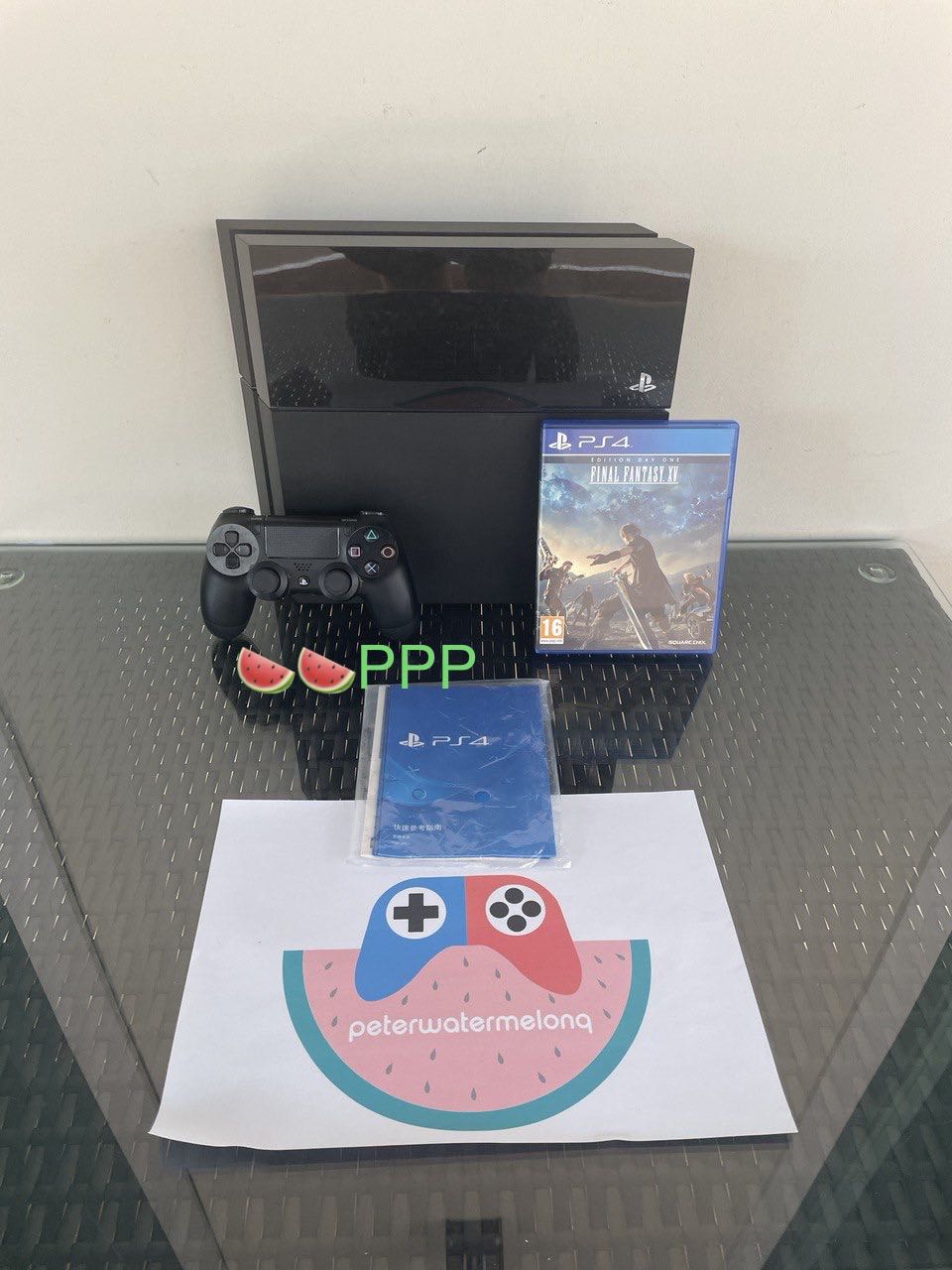 PS4 Console + free Final Fantasy XV, Video Gaming, Video Game Consoles,  PlayStation on Carousell