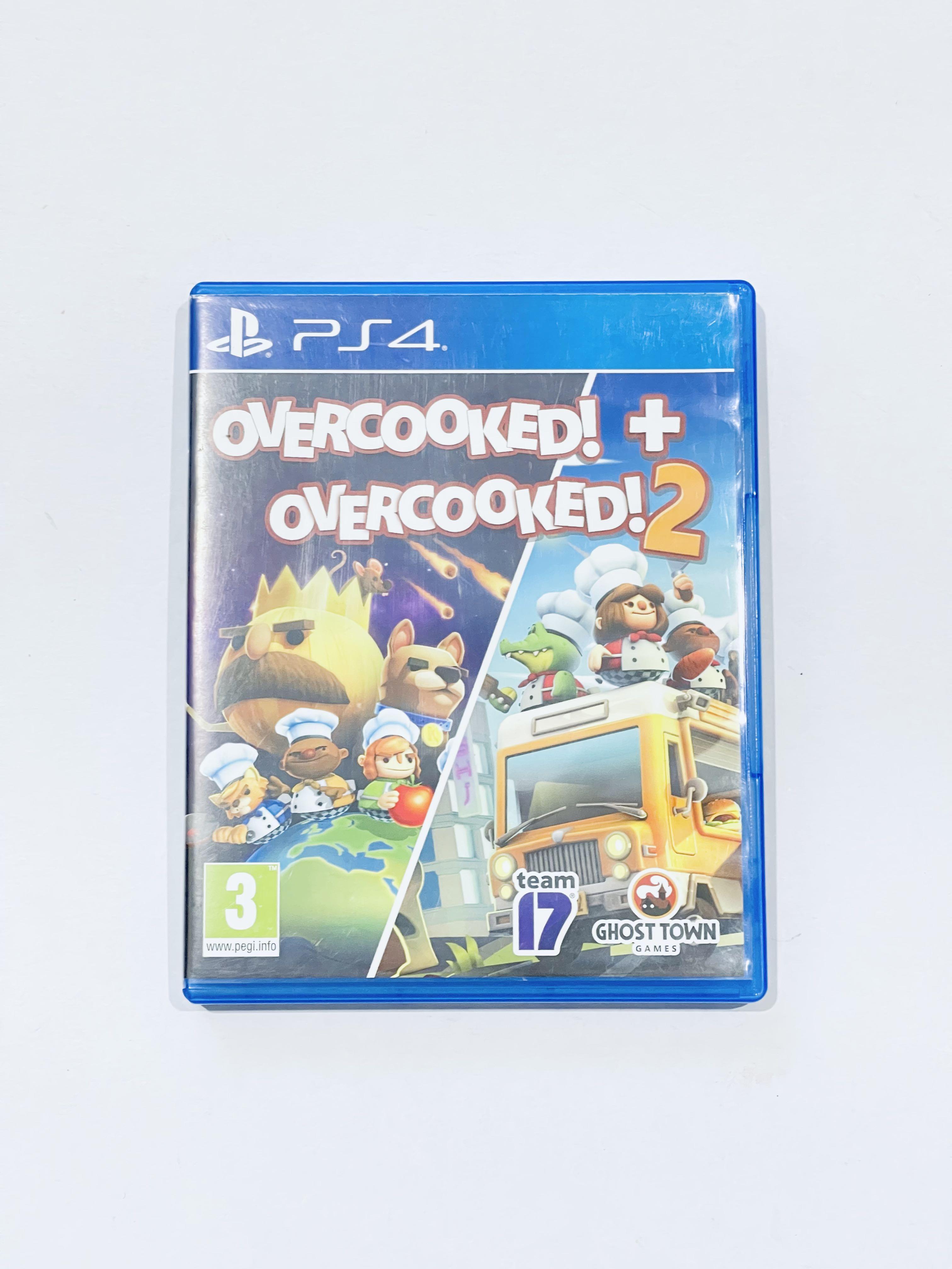 Ps4 Games overcooked overcooked 2 English R2 used like new