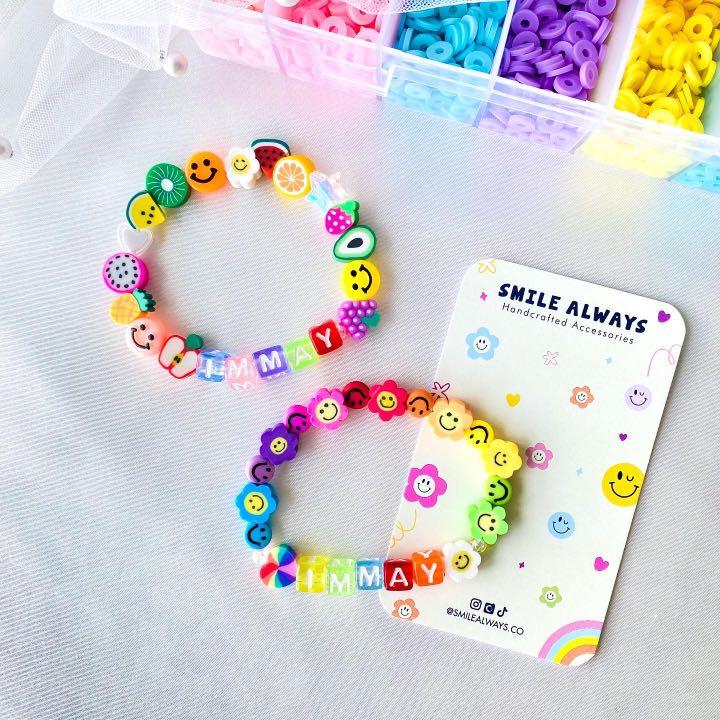 RAINBOW CUSTOM NAME BRACELETS CUSTOMISED PERSONALISED Bestseller theme