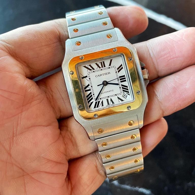Rare Cartier Santos Galbee XL 2823