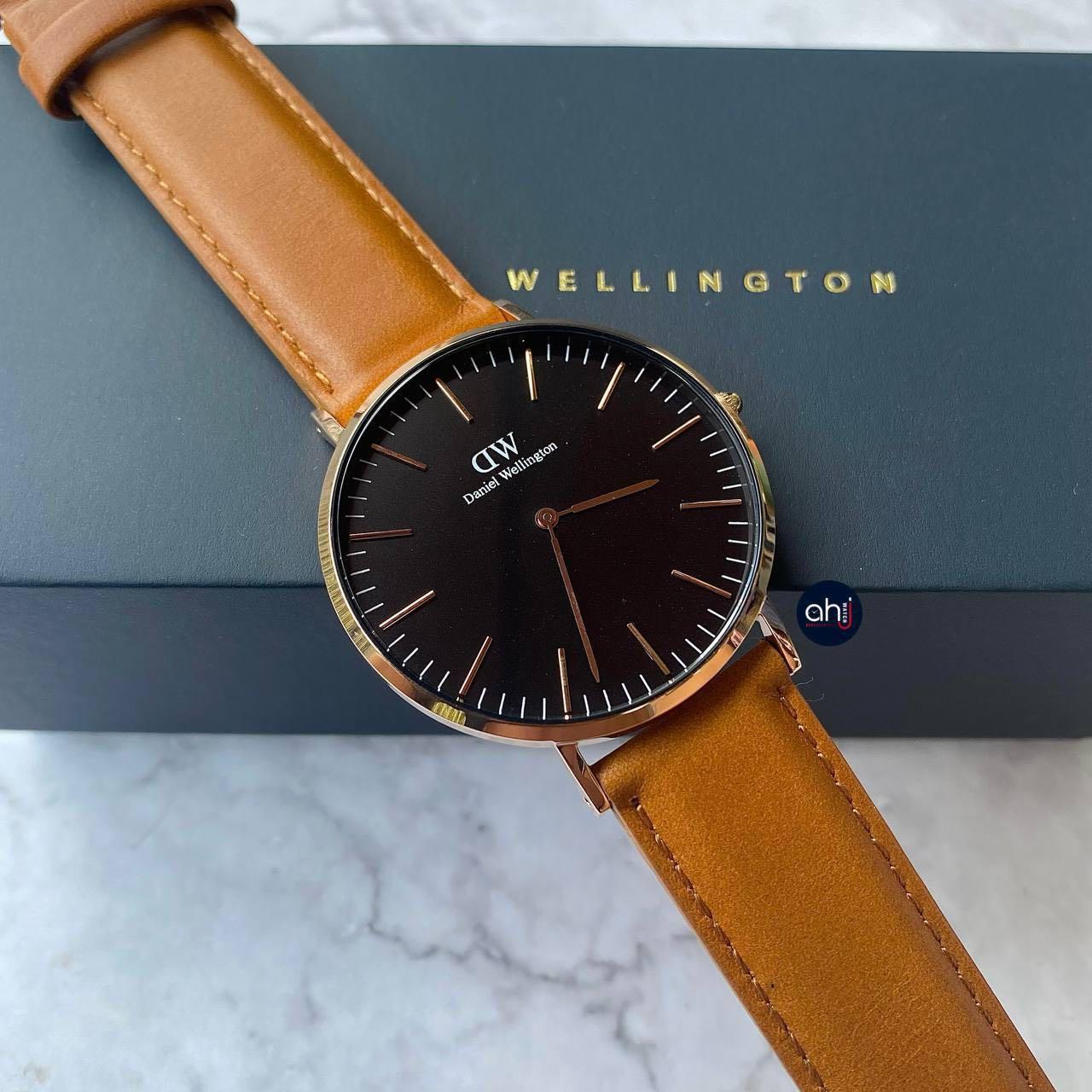 READY STOCK ORIGINAL DANIEL WELLINGTON CLASSIC DURHAM BLACK