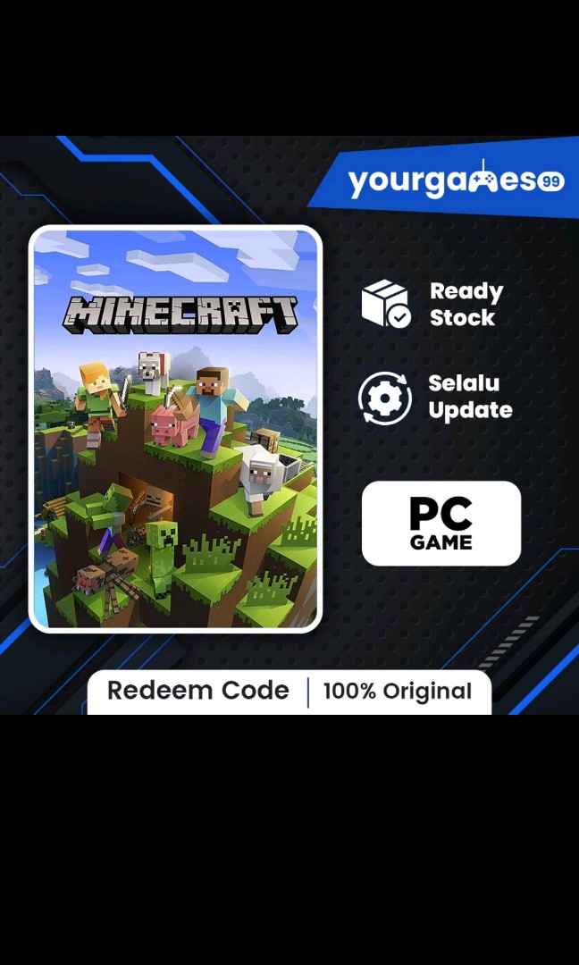 Redeem Code Minecraft Windows 10/Windows 11 / Minecraft Java Edition ...