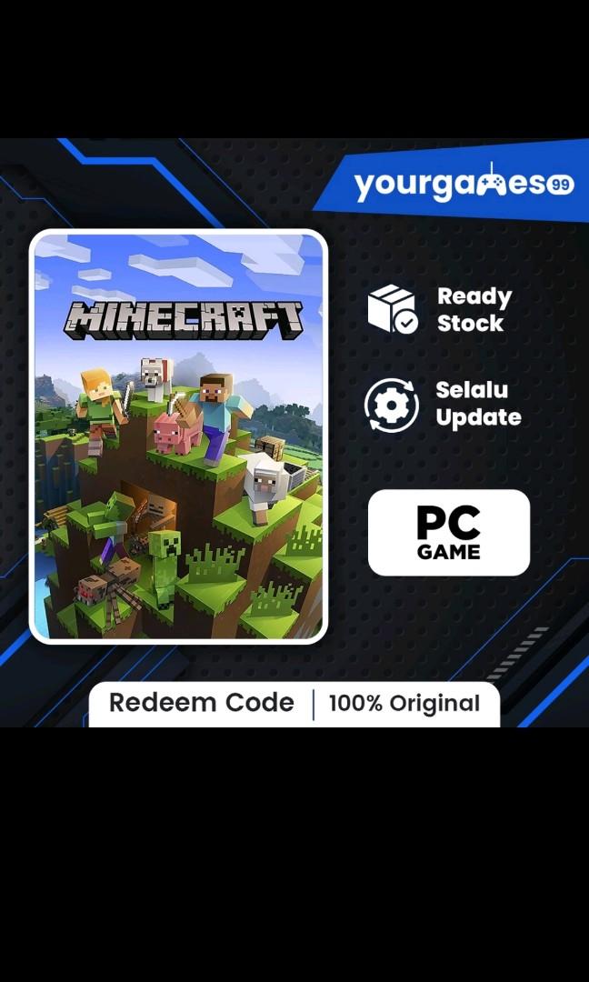 Redeem Code Minecraft Windows 10/Windows 11 / Minecraft Java Edition ...