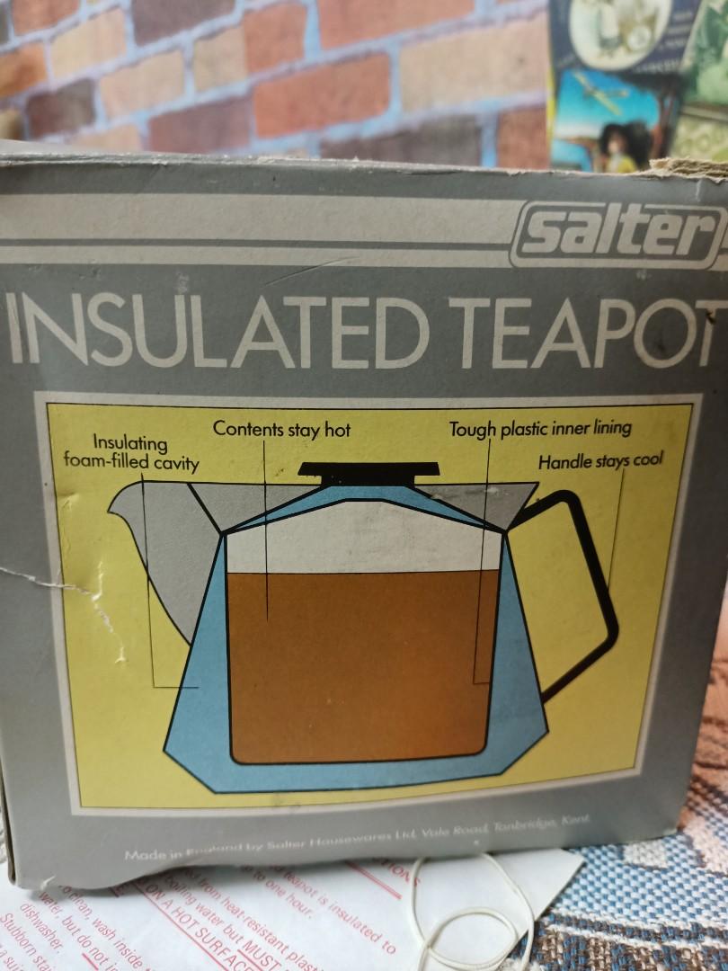 Retro Vintage Salter Brown and Yellow Thermal Teapot great britain, Hobbies  & Toys, Collectibles & Memorabilia, Vintage Collectibles on Carousell