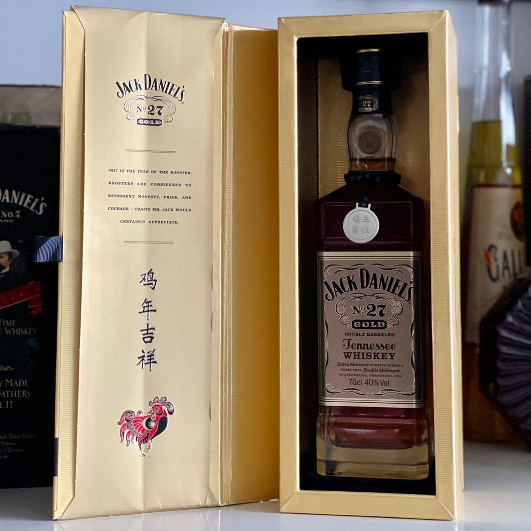 Rooster Jack Daniel Gold 27 Edition Zodiac rare collection 700ml