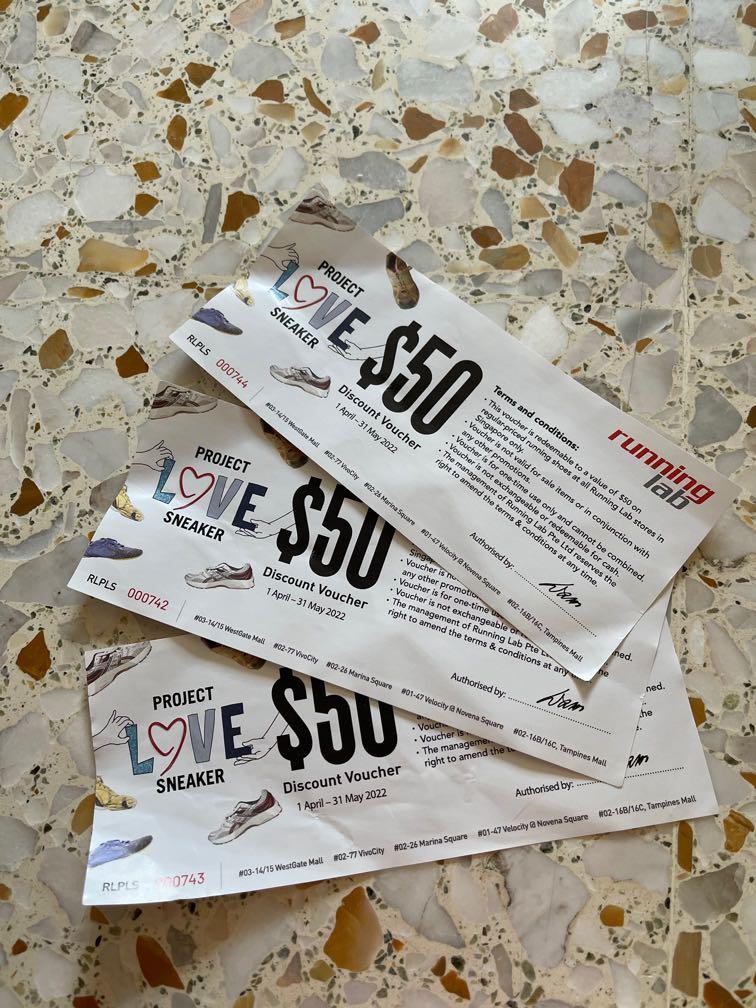 Running lab sale $50 voucher