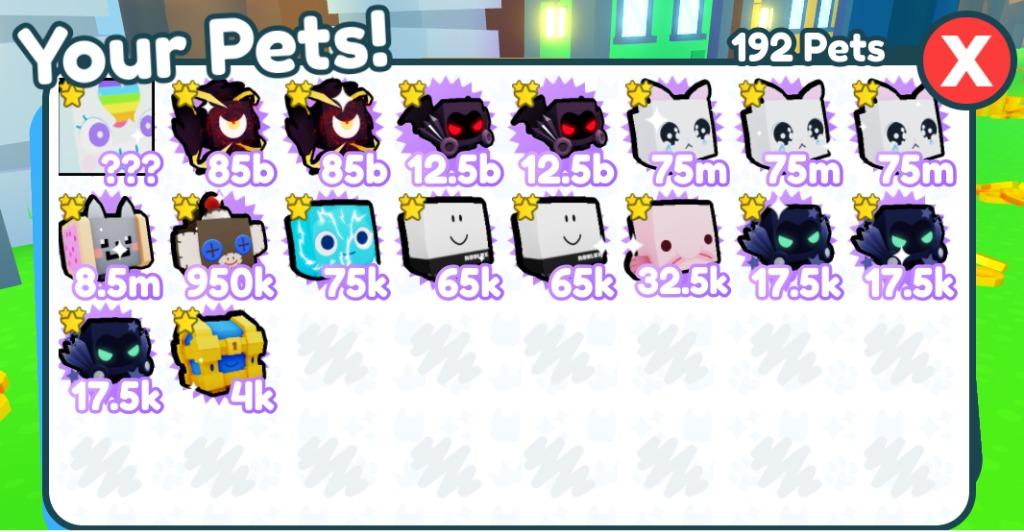 SAD CAT, ELECTRIC SLIME, GUEST NOOB, BLOB FISH,DOMINUS DARKWING,DOMINUS ...