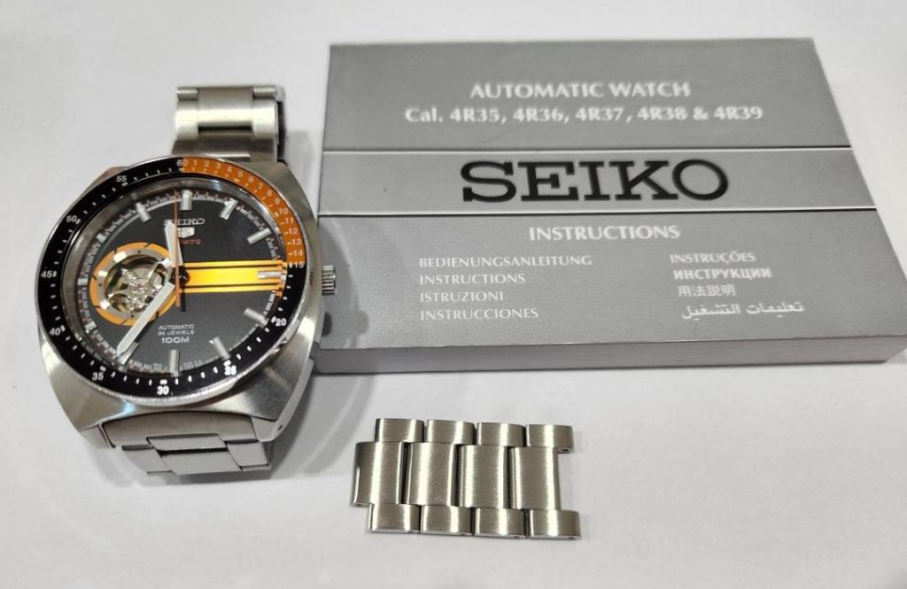 SEIKO 5 SPORTS Automatic Movement 4R38-01K0, Luxury, Watches on Carousell