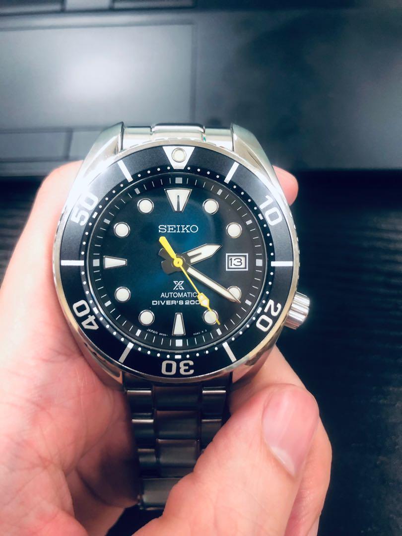 Seiko Prospex Midnight Blue Sumo JDM Luxury Watches on Carousell