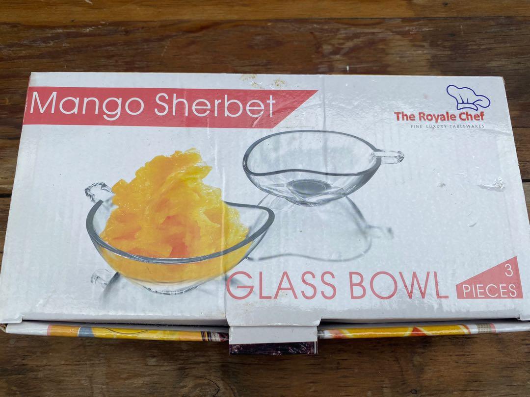Sherbet Glass Bowl (Category: Dinnerware & Cutlery) located in Mandaluyong City. Submitted by karizzmaph (Listing ID 1160316464, Image 2). Description: Sherbet Glass Bowl -good as new -3pcs ₱150.
