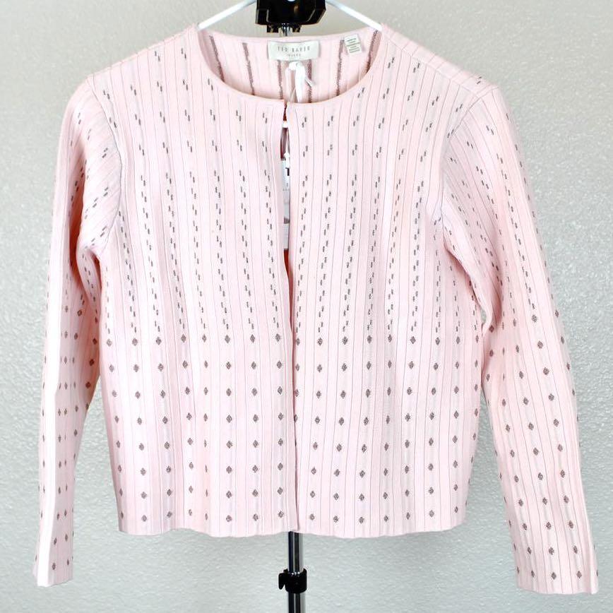 Ted baker pink cardigan new arrivals