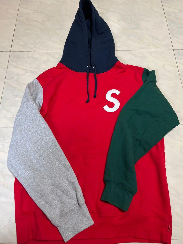 Supreme S Logo Colorblocked Hooded パーカー | red-village.com