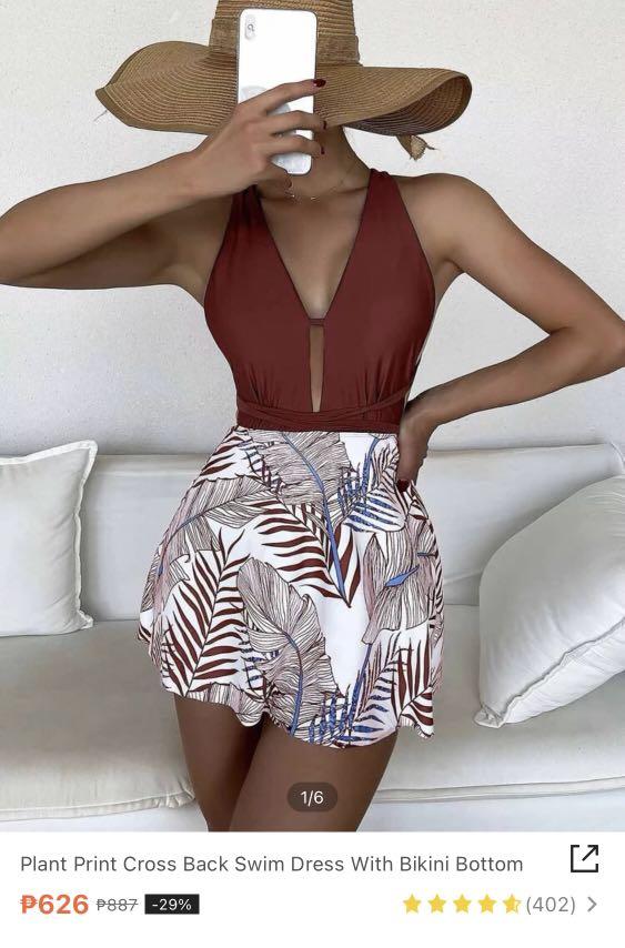 Swim Dress (Shein) (Category: Bikinis & Swimsuits) located in Manila. Submitted by bree_0113 (Listing ID 1160304660, Image 1). Description: Cute Swim Dress - never been used; ( see attached photos) -bought a lot swimsuit for my summer trip to bora .