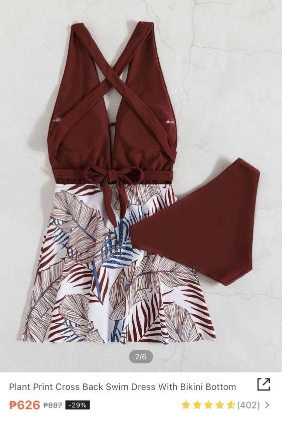 Swim Dress (Shein) (Category: Bikinis & Swimsuits) located in Manila. Submitted by bree_0113 (Listing ID 1160304660, Image 2). Description: Cute Swim Dress - never been used; ( see attached photos) -bought a lot swimsuit for my summer trip to bora .