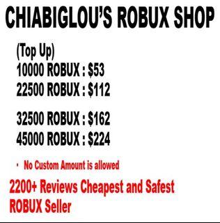 🔥TOPUP🔥 ROBLOX ROBUX (60% CHEAPER THAN ROBLOX)