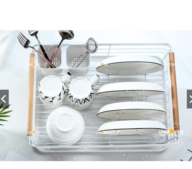【UNIQHOME】Japanese Dish Rack Stainless Steel Kitchen rack Dish Drainer