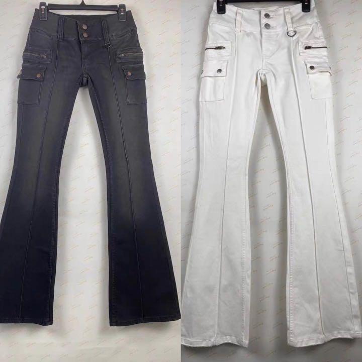 Urban Outfitters (BDG) ~ Y2K Bootcut Cargo Jean, Women's Fashion, Bottoms,  Jeans on Carousell